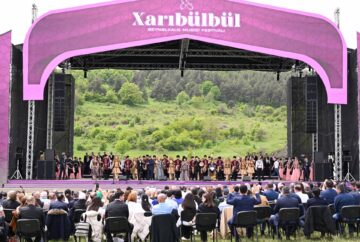 Opening ceremony of 7th “Kharibulbul" International Music Festival.