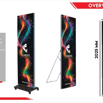 HD Led Poster 83" (60 cm x 202.5cm)